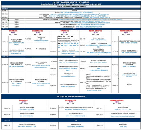 2021isqe峰会日程大揭秘